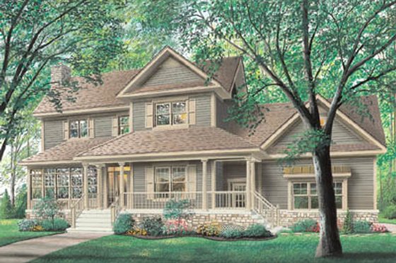 Exterior - Other Elevation for Farmhouse House Plan #23-293 - 3 bed, 2.5 bath