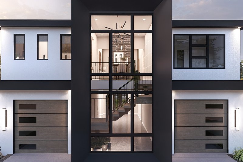 House Plan Design - Exterior - Other Elevation 3 for Modern House Plan #455-733 - 3 bed, 2.5 bath
