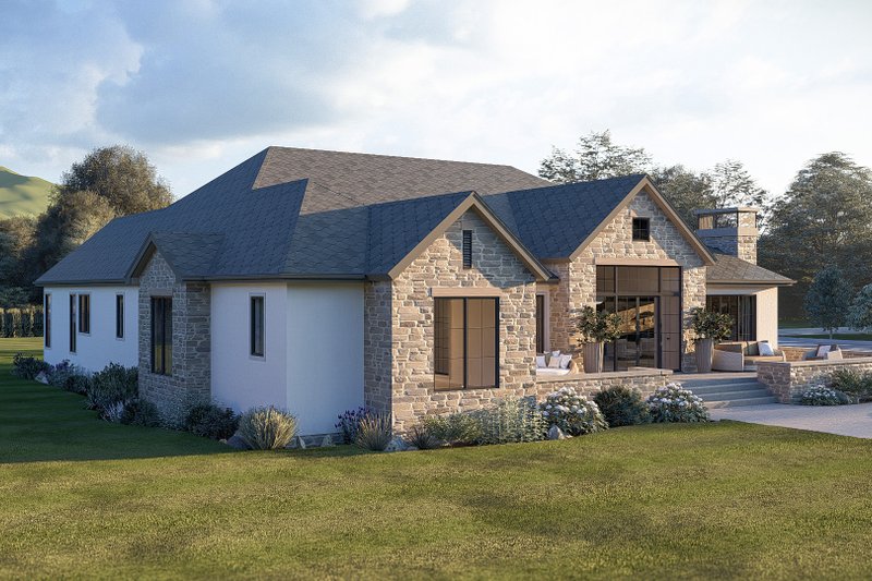 Dream House Plan - Exterior - Other Elevation 2 for Cottage House Plan #455-800 - 3 bed, 2.5 bath