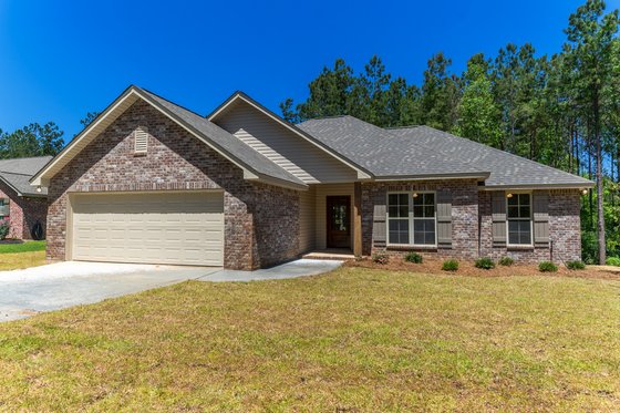 Exterior - Front Elevation 3 for Country House Plan #430-178 - 4 bed, 2 bath