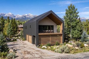 House Blueprint - Exterior - Front Elevation for Modern House Plan #455-809 - 2 bed, 2.5 bath
