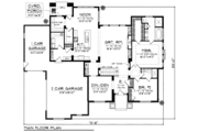 Bungalow Style House Plan - 2 Beds 2 Baths 2208 Sq/Ft Plan #70-983 