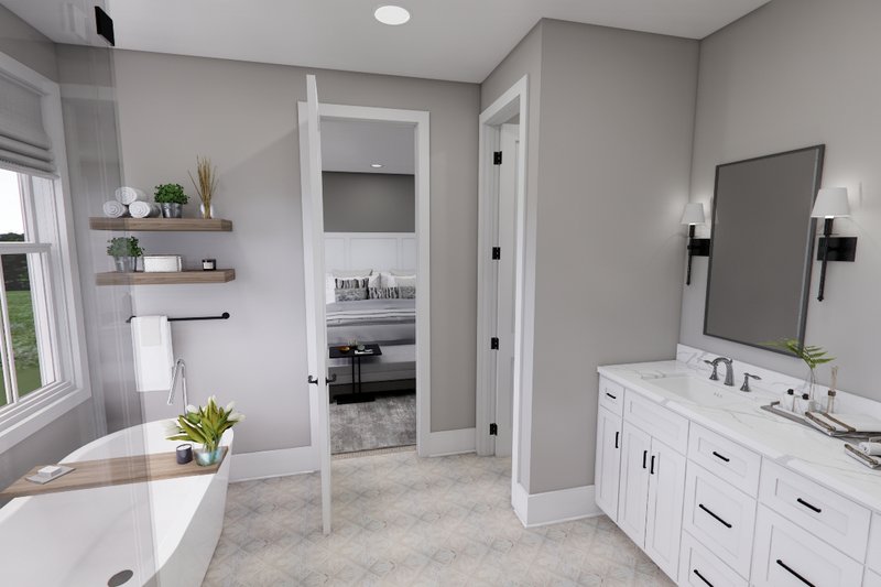 Dream House Plan - Interior - Master Bathroom for Farmhouse House Plan #51-1251 - 3 bed, 3.5 bath