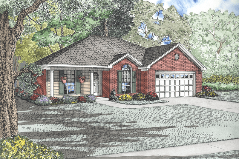 House Plan Design - Traditional Exterior - Front Elevation Plan #17-2128