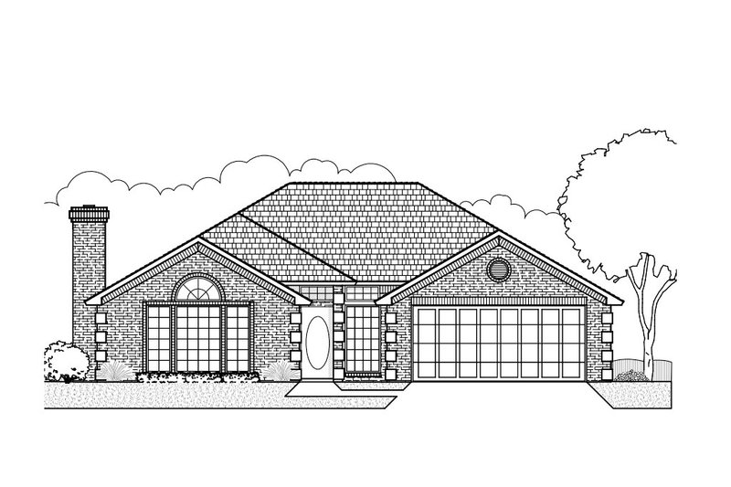 Traditional Style House Plan - 3 Beds 2 Baths 1722 Sq/Ft Plan #65-108