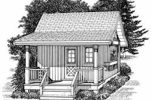 Exterior - Other Elevation for Cottage House Plan #47-639, 0 bath