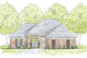 Home Plan - Southern Exterior - Front Elevation Plan #36-424