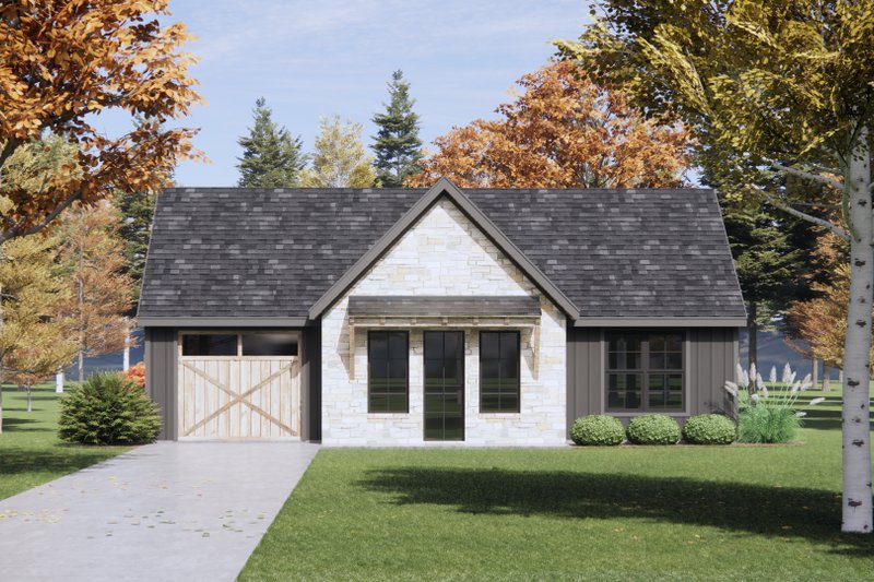 Home Plan - Country Exterior - Front Elevation Plan #1096-146