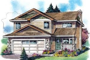 Traditional Exterior - Front Elevation Plan #18-4515