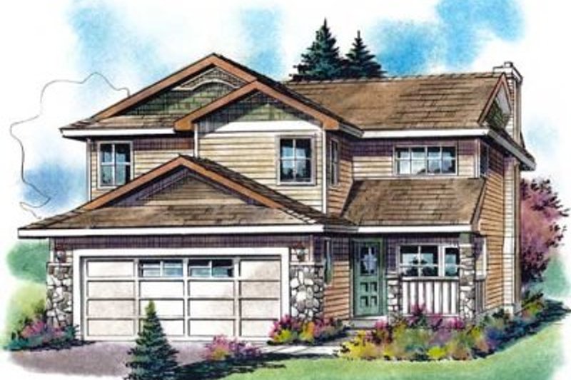 Home Plan - Traditional Exterior - Front Elevation Plan #18-4515