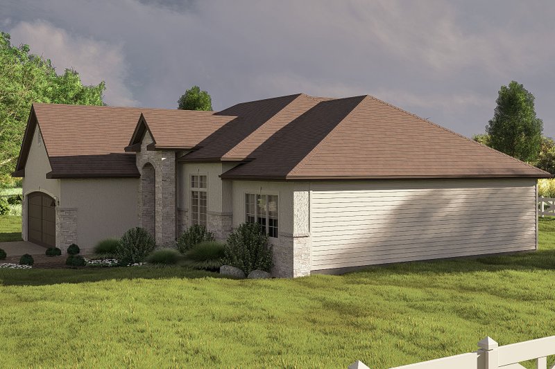 Architectural House Design - Exterior - Other Elevation for Traditional House Plan #455-227 - 3 bed, 2 bath