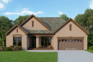 Ranch Exterior - Front Elevation Plan #929-592