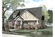 Tudor Style House Plan - 3 Beds 2 Baths 1933 Sq/Ft Plan #17-1150 