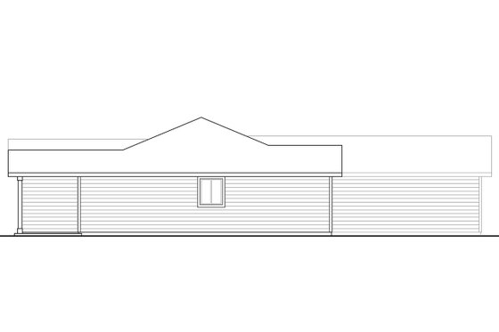 Exterior - Other Elevation for Traditional House Plan #124-1009 - 4 bed, 2 bath