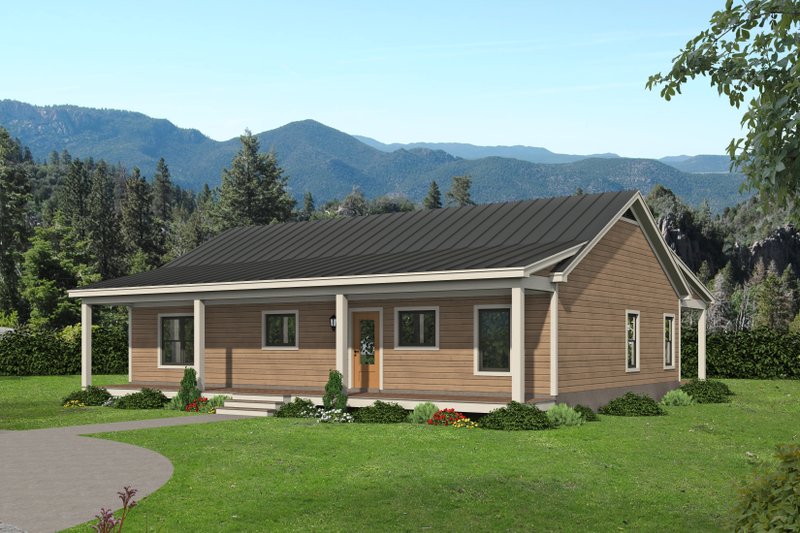 Architectural House Design - Traditional Exterior - Front Elevation Plan #932-522