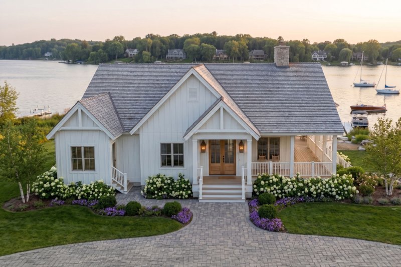Architectural House Design - Exterior - Front Elevation 4 for Beach House Plan #455-794 - 2 bed, 2 bath