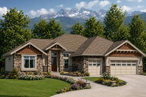 House Design - Exterior - Front Elevation for Craftsman House Plan #1100-151 - 3 bed, 2.5 bath