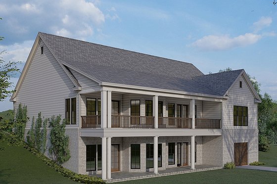 Exterior - Other Elevation 1 for Traditional House Plan #923-177 - 3 bed, 3.5 bath