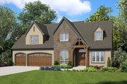 European Style House Plan - 4 Beds 3.5 Baths 2884 Sq/Ft Plan #48-931 