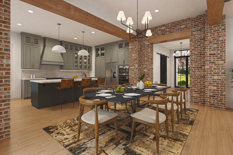 House Design - Interior - Dining Room for Traditional House Plan #430-383 - 5 bed, 4.5 bath