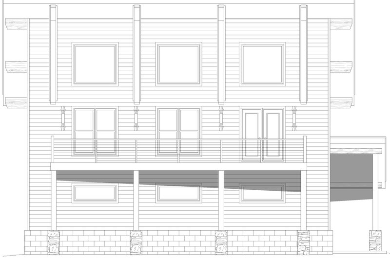 Dream House Plan - Exterior - Front Elevation 3 for Contemporary House Plan #932-1109 - 2 bed, 2.5 bath