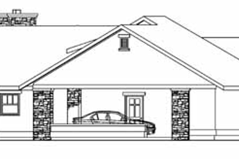 Home Plan - Exterior - Other Elevation 1 for Ranch House Plan #124-705 - 2 bed, 2.5 bath
