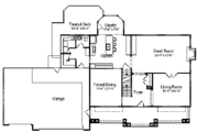Colonial Style House Plan - 4 Beds 3 Baths 2838 Sq/Ft Plan #49-149 