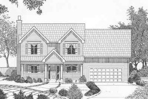 Traditional Exterior - Front Elevation Plan #6-122