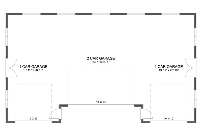 House Blueprint - Floor Plan - Main Floor for Traditional House Plan #1060-275, 0 bath