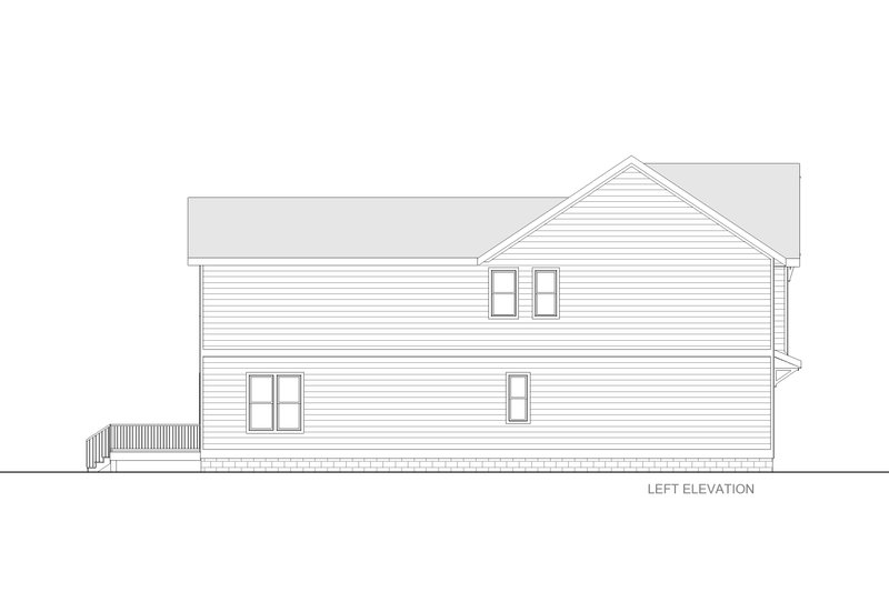 Dream House Plan - Exterior - Other Elevation 1 for Modern House Plan #1085-4 - 3 bed, 2.5 bath