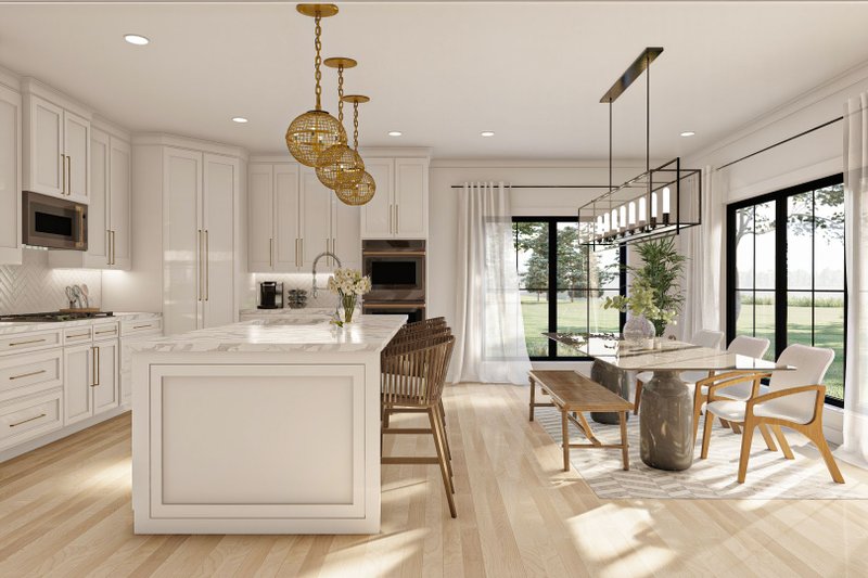 Architectural House Design - Interior - Dining Room for Modern House Plan #455-318 - 3 bed, 2 bath