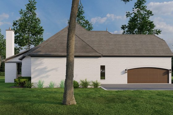 Exterior - Other Elevation 1 for European House Plan #17-3387 - 4 bed, 3 bath