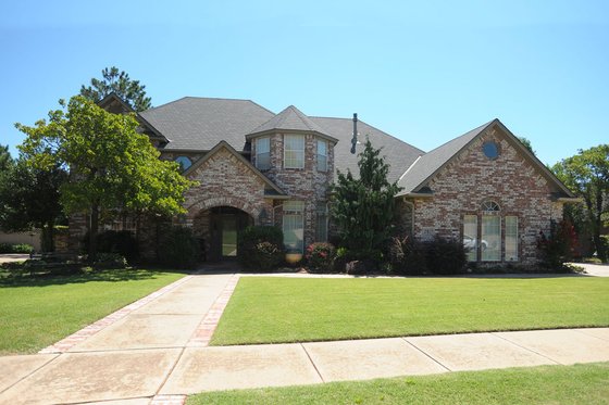 Exterior - Front Elevation 3 for Traditional House Plan #65-190 - 4 bed, 3.5 bath