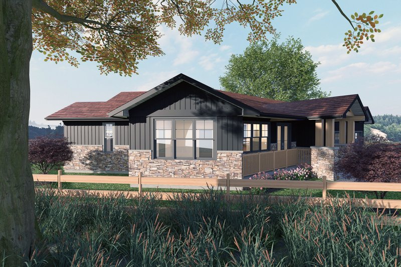 Dream House Plan - Exterior - Other Elevation for Craftsman House Plan #1101-3 - 4 bed, 3.5 bath