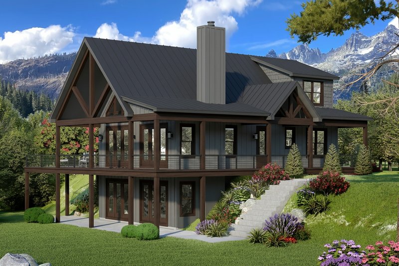 Dream House Plan - Country Exterior - Front Elevation Plan #932-1381