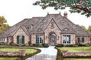 European Style House Plan - 3 Beds 2.5 Baths 2553 Sq/Ft Plan #310-540 