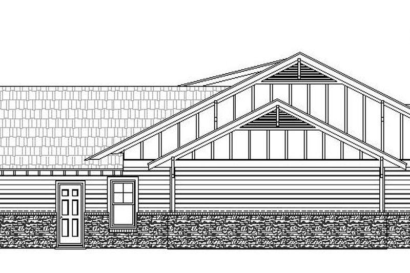 Architectural House Design - Exterior - Other Elevation 1 for Country House Plan #932-138 - 3 bed, 2 bath