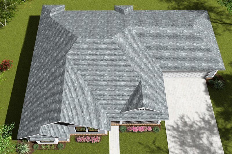 Dream House Plan - Exterior - Other Elevation 3 for Craftsman House Plan #20-1884 - 4 bed, 2 bath