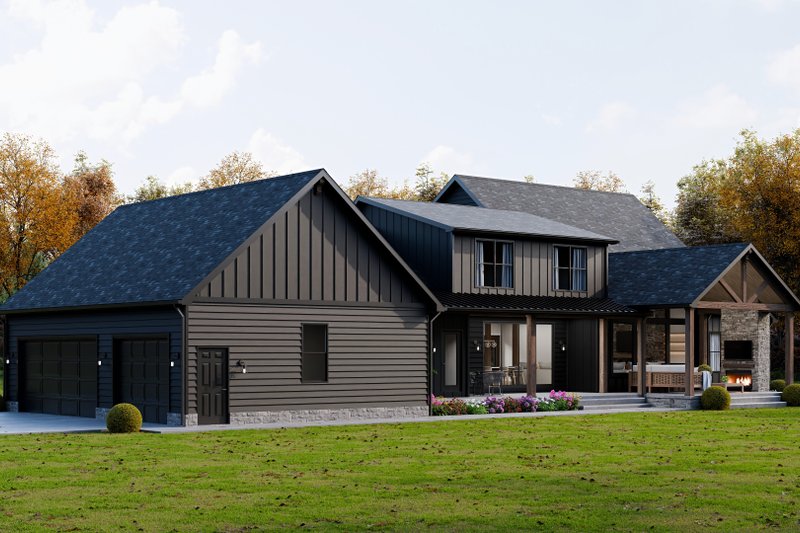 Home Plan - Exterior - Front Elevation 5 for Farmhouse House Plan #1089-64 - 4 bed, 4 bath