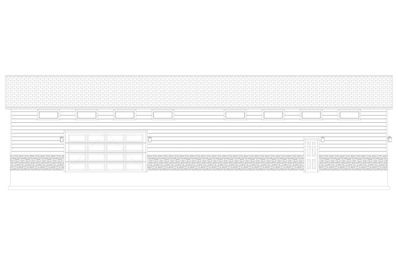 House Design - Exterior - Front Elevation 4 for Traditional House Plan #1060-282, 0 bath