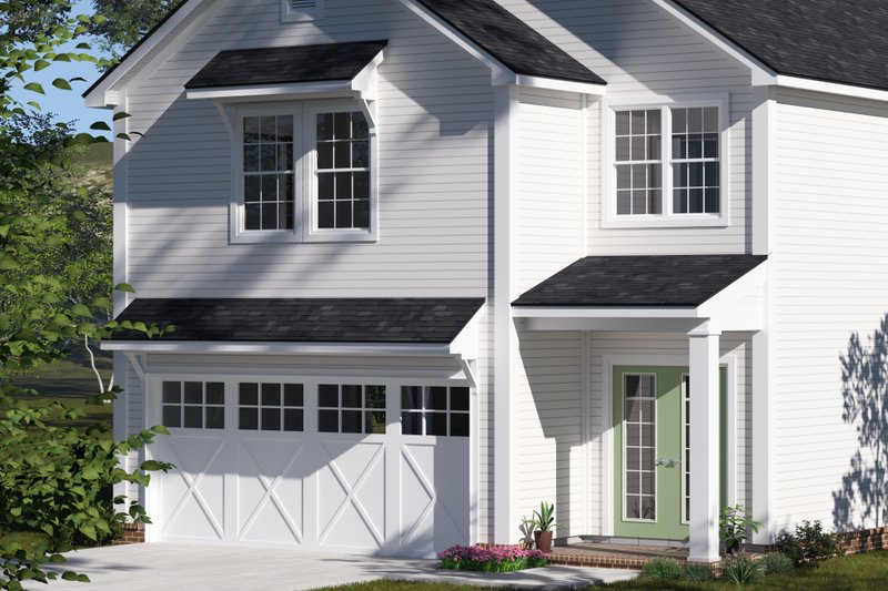House Design - Exterior - Covered Porch for Cottage House Plan #513-2320 - 4 bed, 3.5 bath