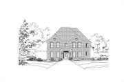 Colonial Style House Plan - 4 Beds 3.5 Baths 3674 Sq/Ft Plan #411-509 