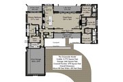 Ranch Style House Plan - 4 Beds 4.5 Baths 2772 Sq/Ft Plan #489-15 