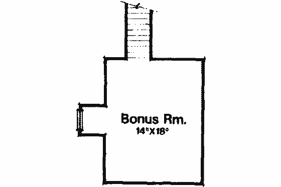 Floor Plan - Upper Floor for European House Plan #135-121 - 4 bed, 4 bath