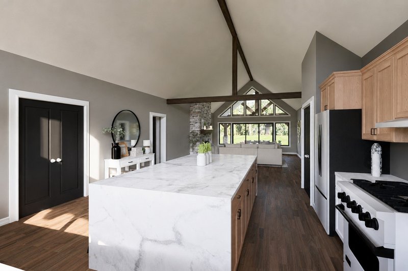 Architectural House Design - Interior - Kitchen 1 for Ranch House Plan #1064-510 - 4 bed, 3 bath