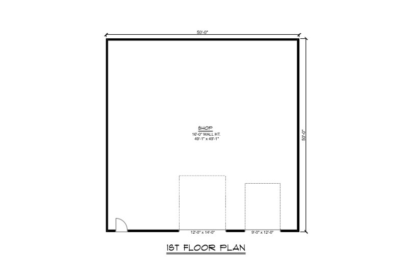 Home Plan - Floor Plan - Main Floor for Country House Plan #1064-277, 0 bath