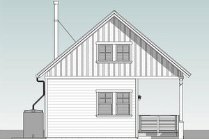 Exterior - Other Elevation 1 for Cottage House Plan #556-3 - 1 bed, 1 bath