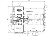 Country Style House Plan - 2 Beds 2 Baths 1588 Sq/Ft Plan #472-11 