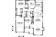 Traditional Style House Plan - 3 Beds 2 Baths 1569 Sq/Ft Plan #48-280 
