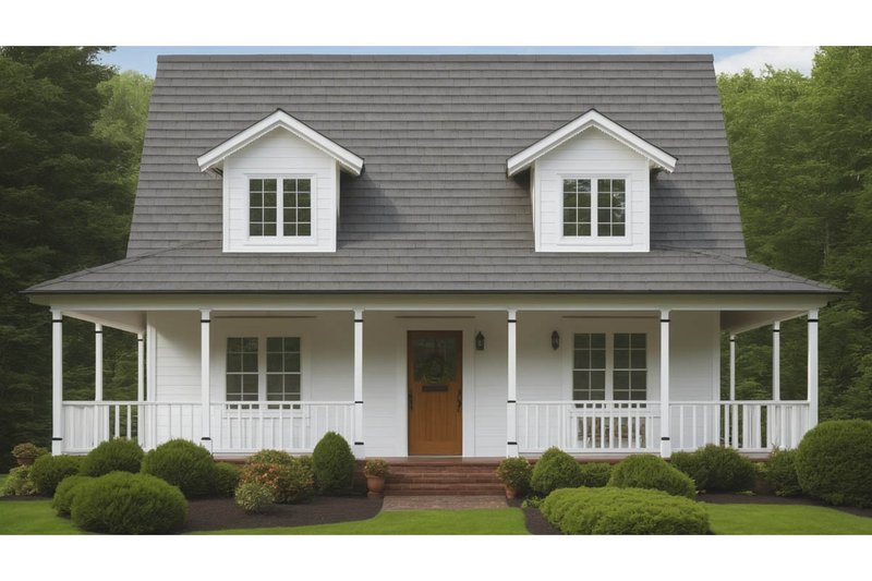 Dream House Plan - Country Exterior - Front Elevation Plan #3-286